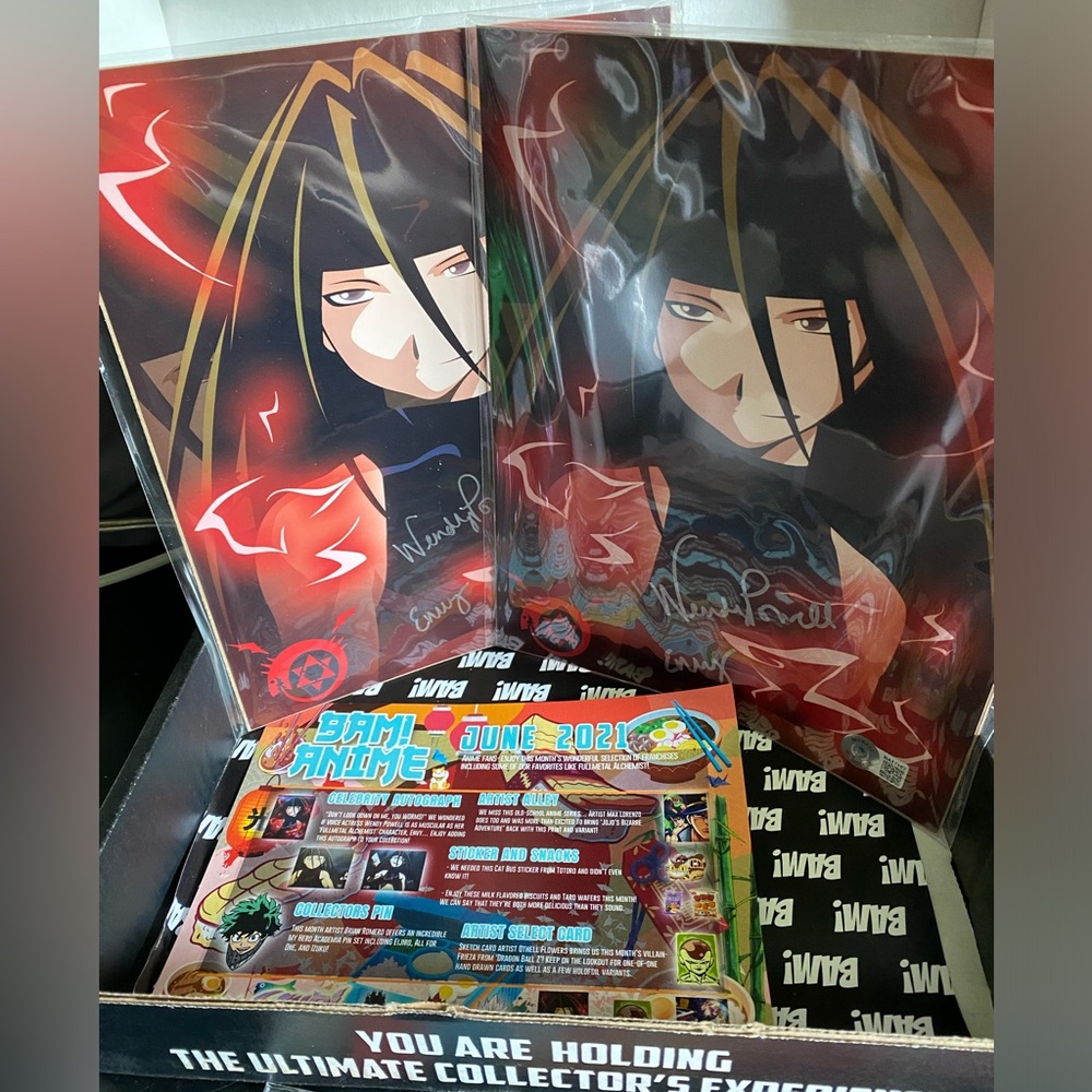 BAM! Anime June 2021 - Fullmetal Alchemist signed artwork